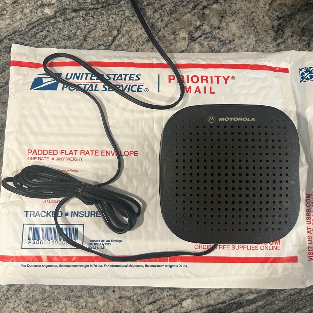 Motorola Black Radio Speaker
